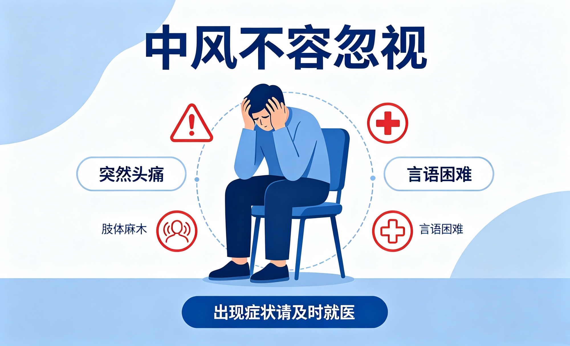 中风发作别硬扛！记住这两点，关键时刻能救命